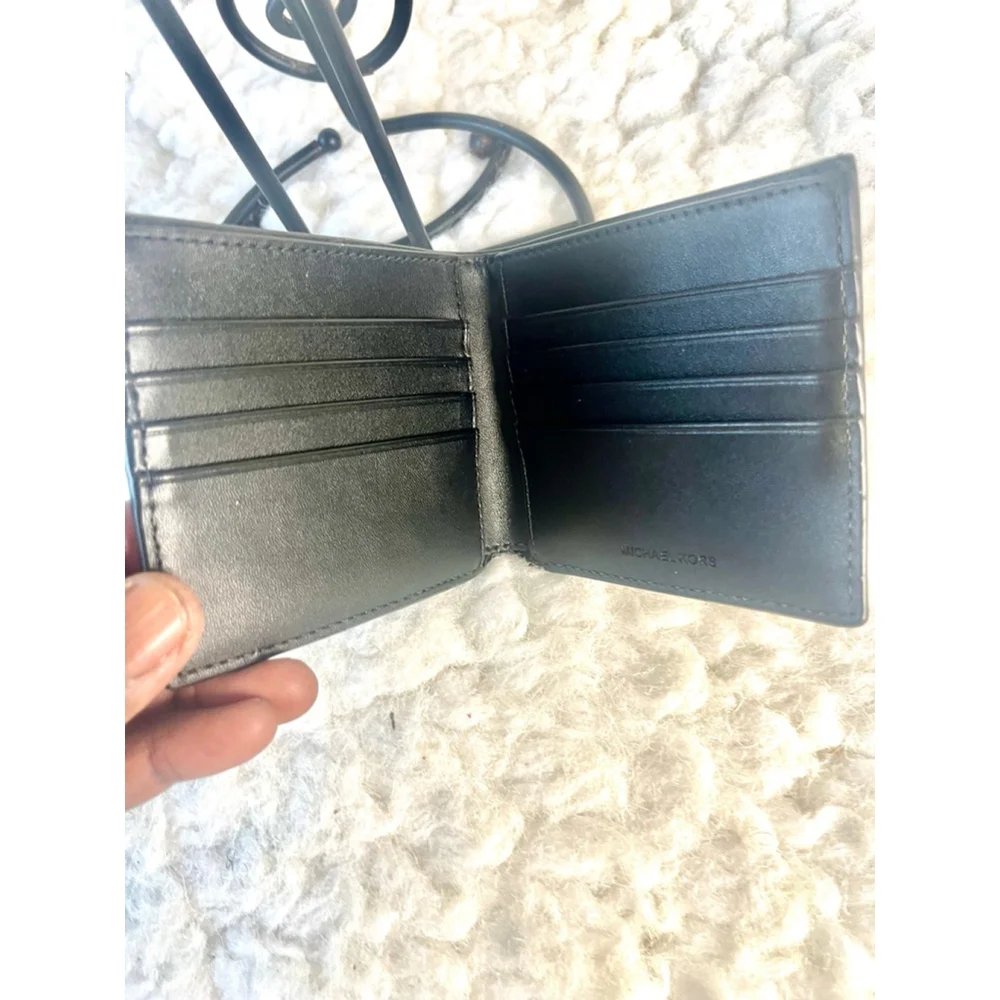 Michael Kors Cooper graphic logo billfold wallet